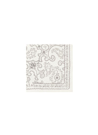 Foulard carré 45x45 imprimé - Gris