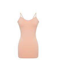 Fond de robe - Rouge orangé