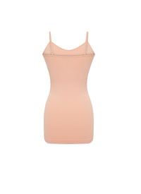 Fond de robe - Rouge orangé