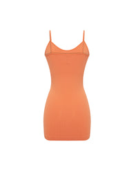 Fond de robe court moulant - Ambre