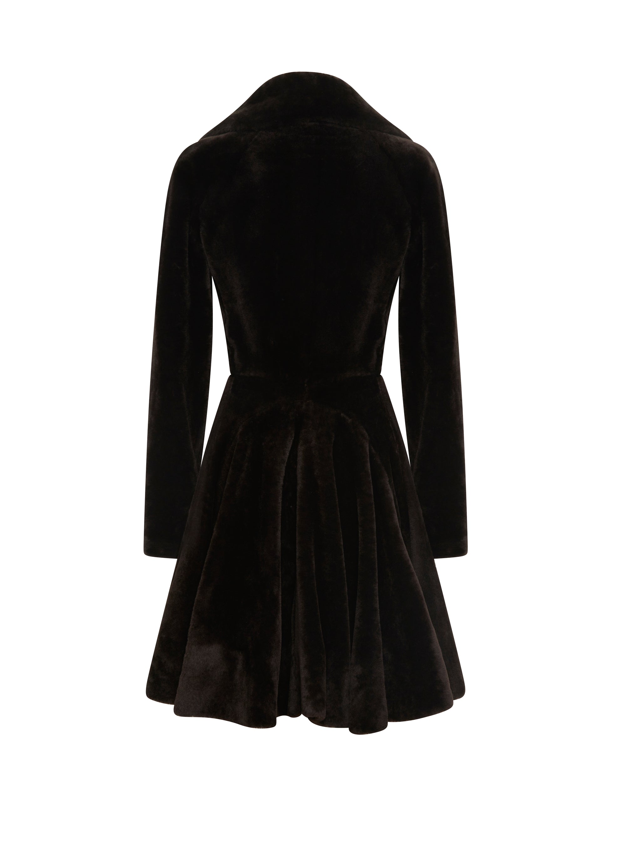 Manteau basque en cuir - Cafe