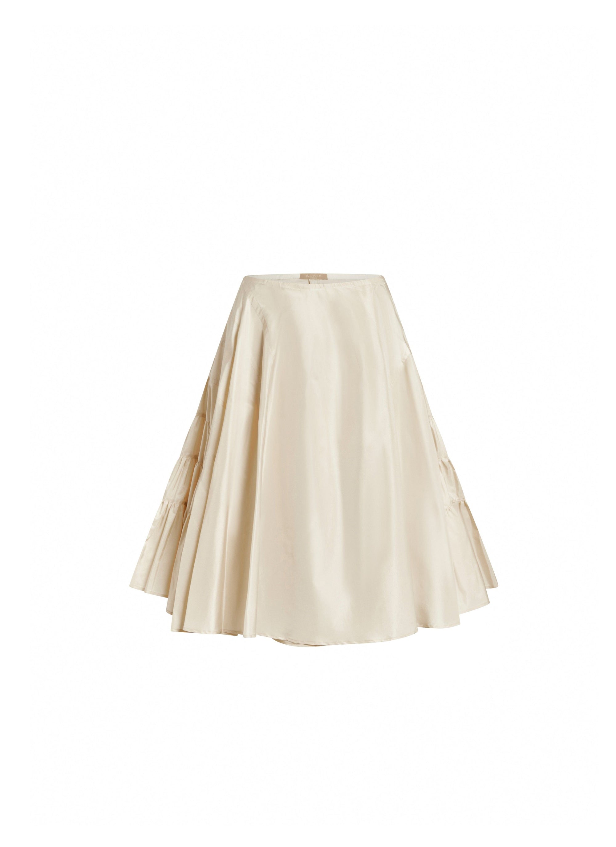 Feather silk skirt - Sable