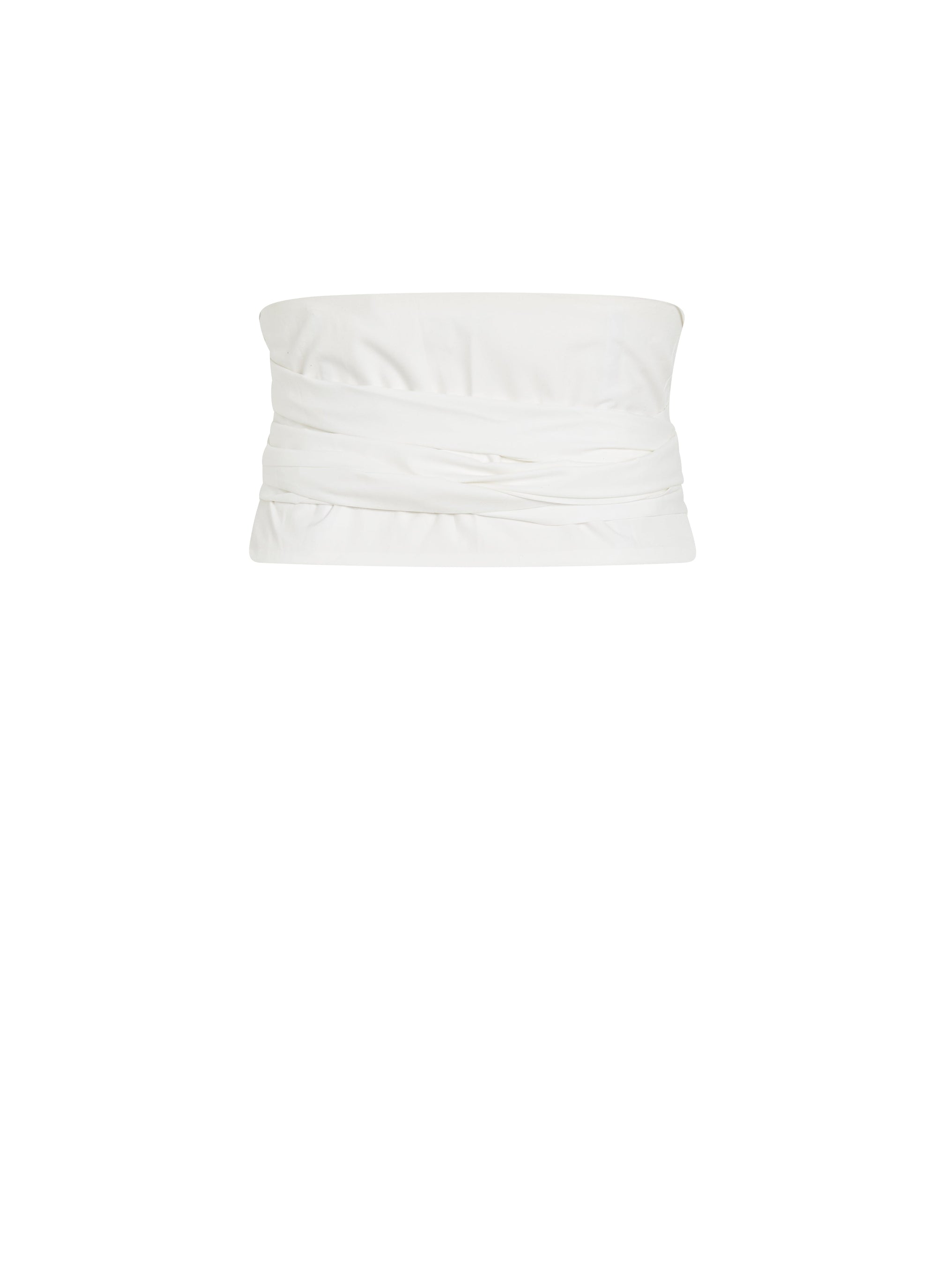 Ceinture nœuds en satin - Blanc Optique