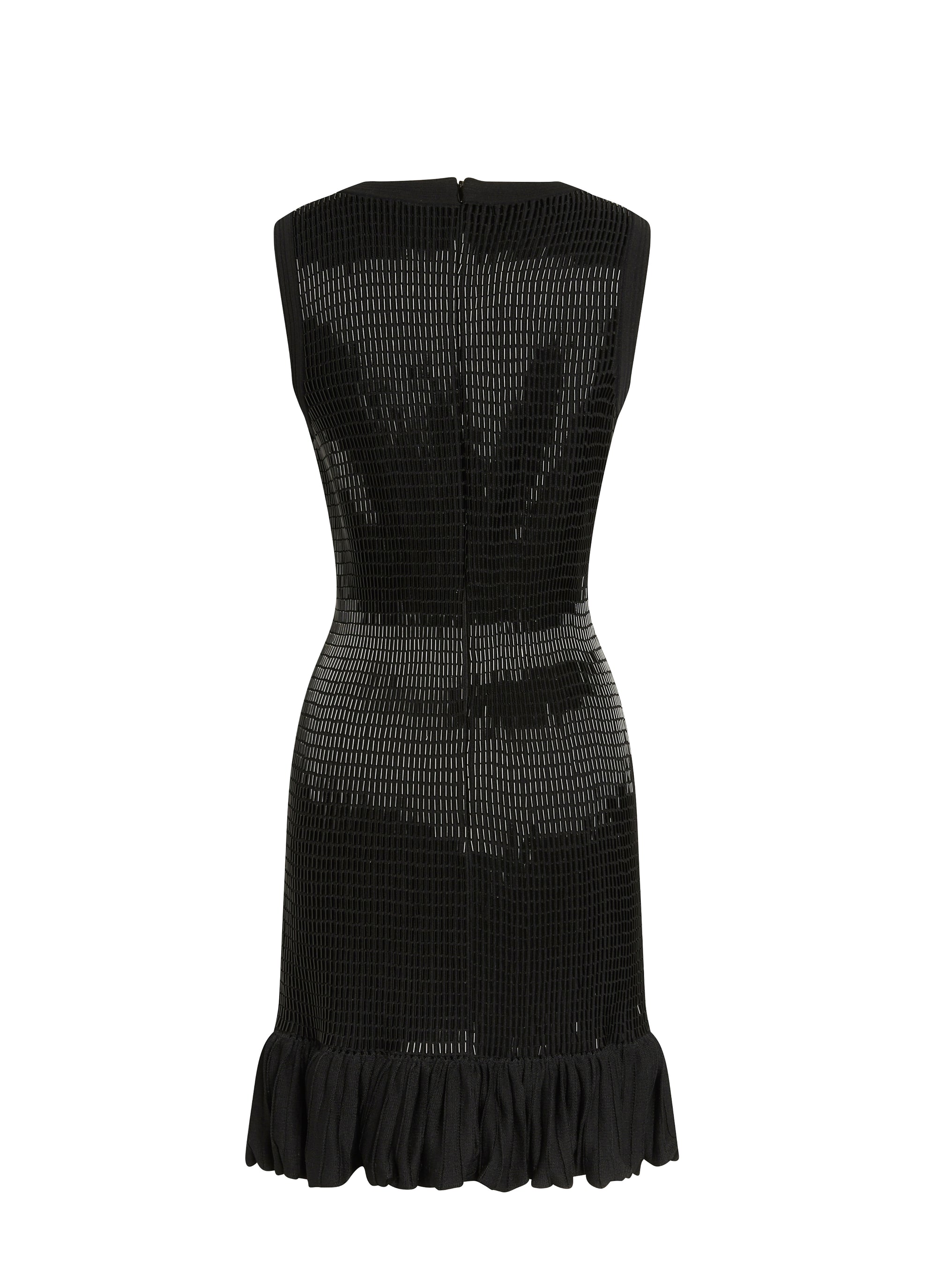Ruffled Maxi Dress - Black