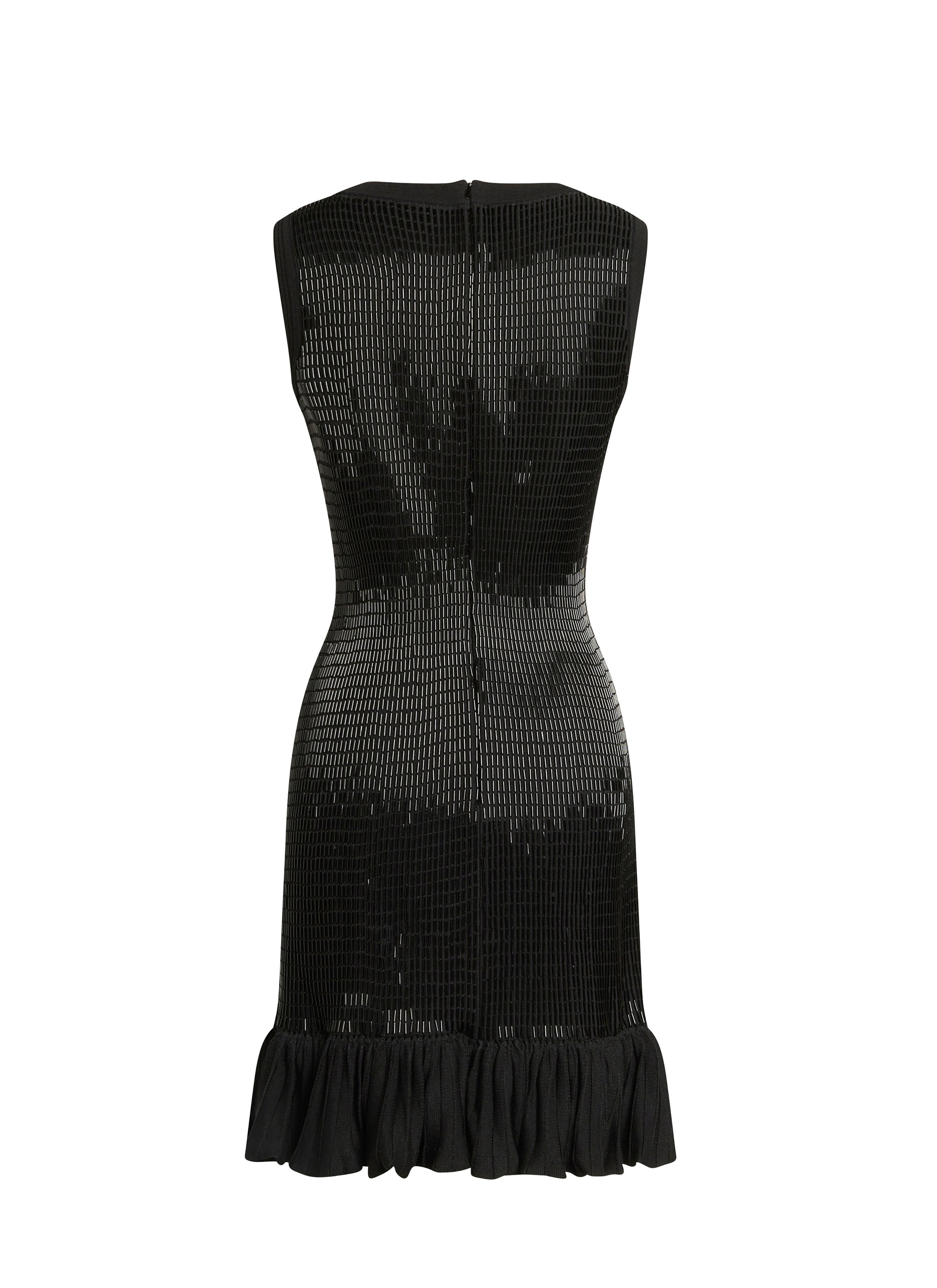 Ruffled Maxi Dress - Black