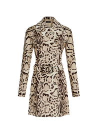 Manteau à poches en cuir - Blanc Optique