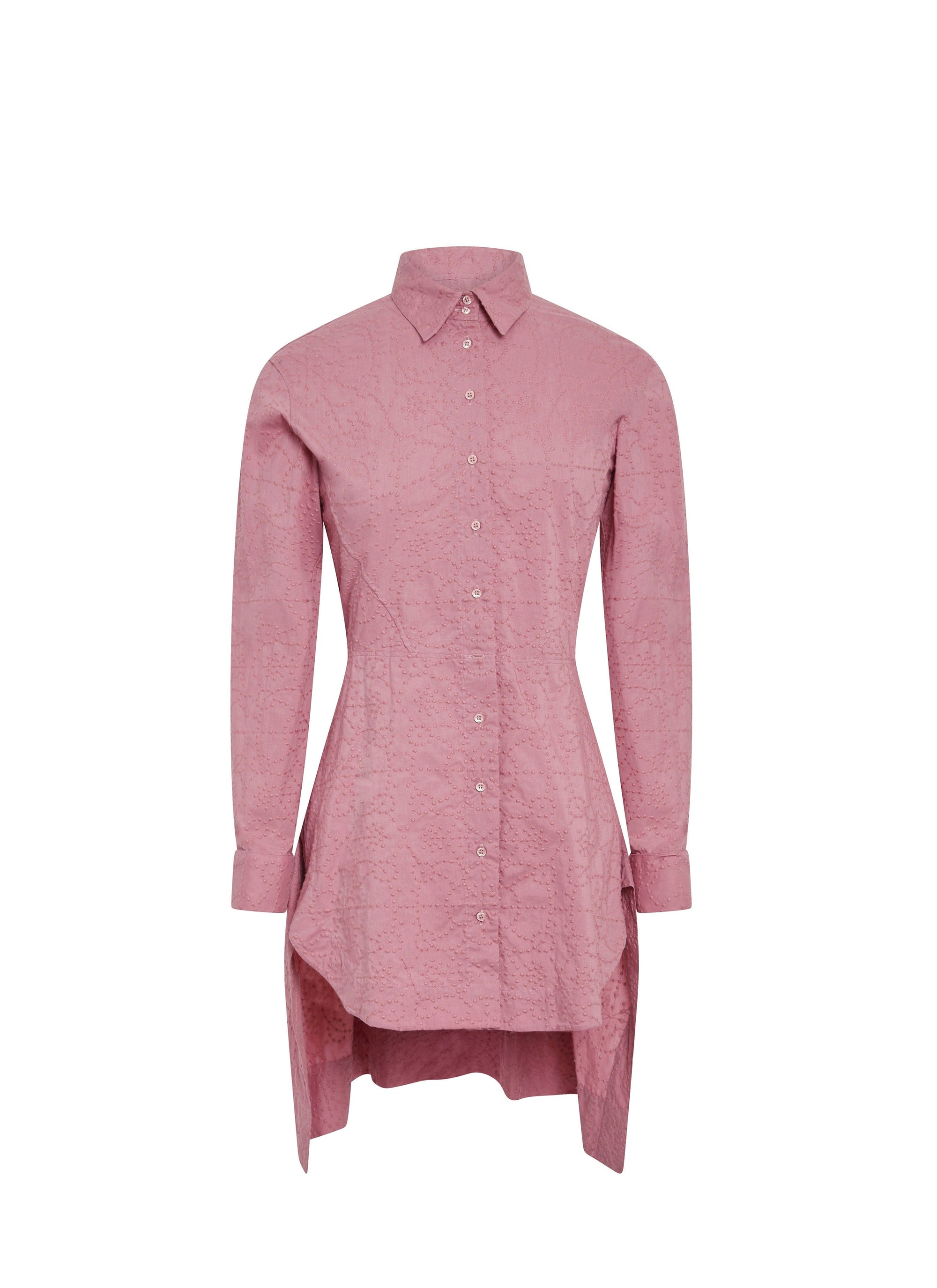 Chemise longue basque - Fard