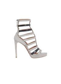 Leather open-toe sandals - Multicolor