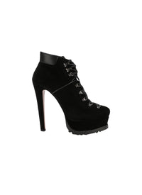 Bottines à plateforme 165 en cuir - Marine foncé