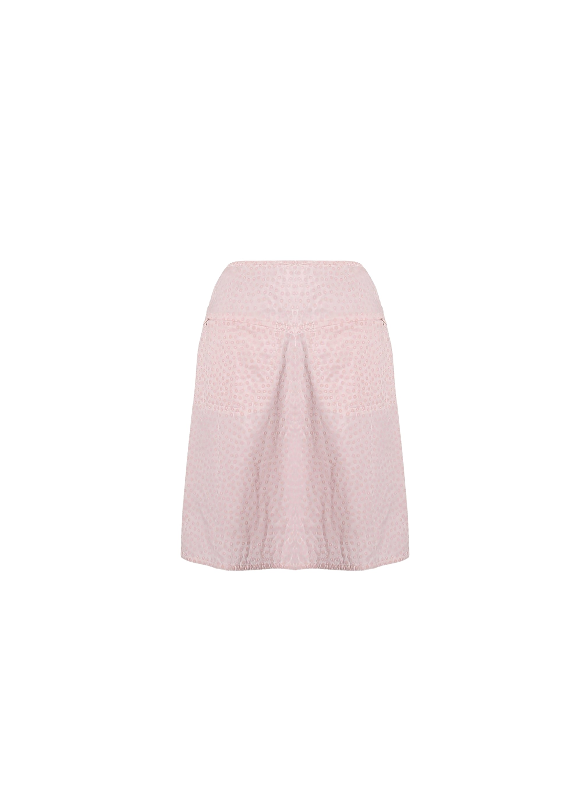 Ruffled pastille voile skirt - Light Pink