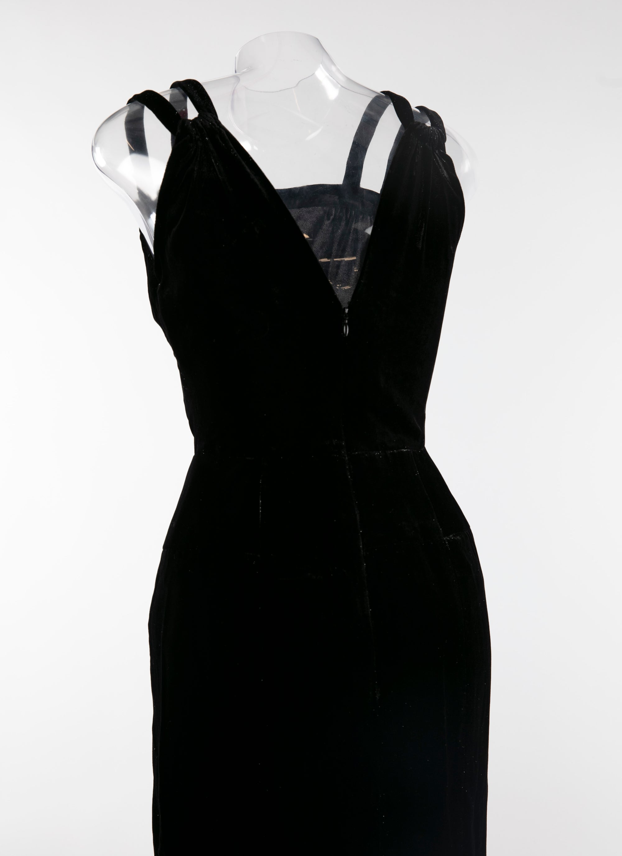 Robe bretelle - Noir pailleté