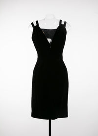 Strapless dress - Black intense