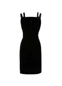 Strapless dress - Black intense