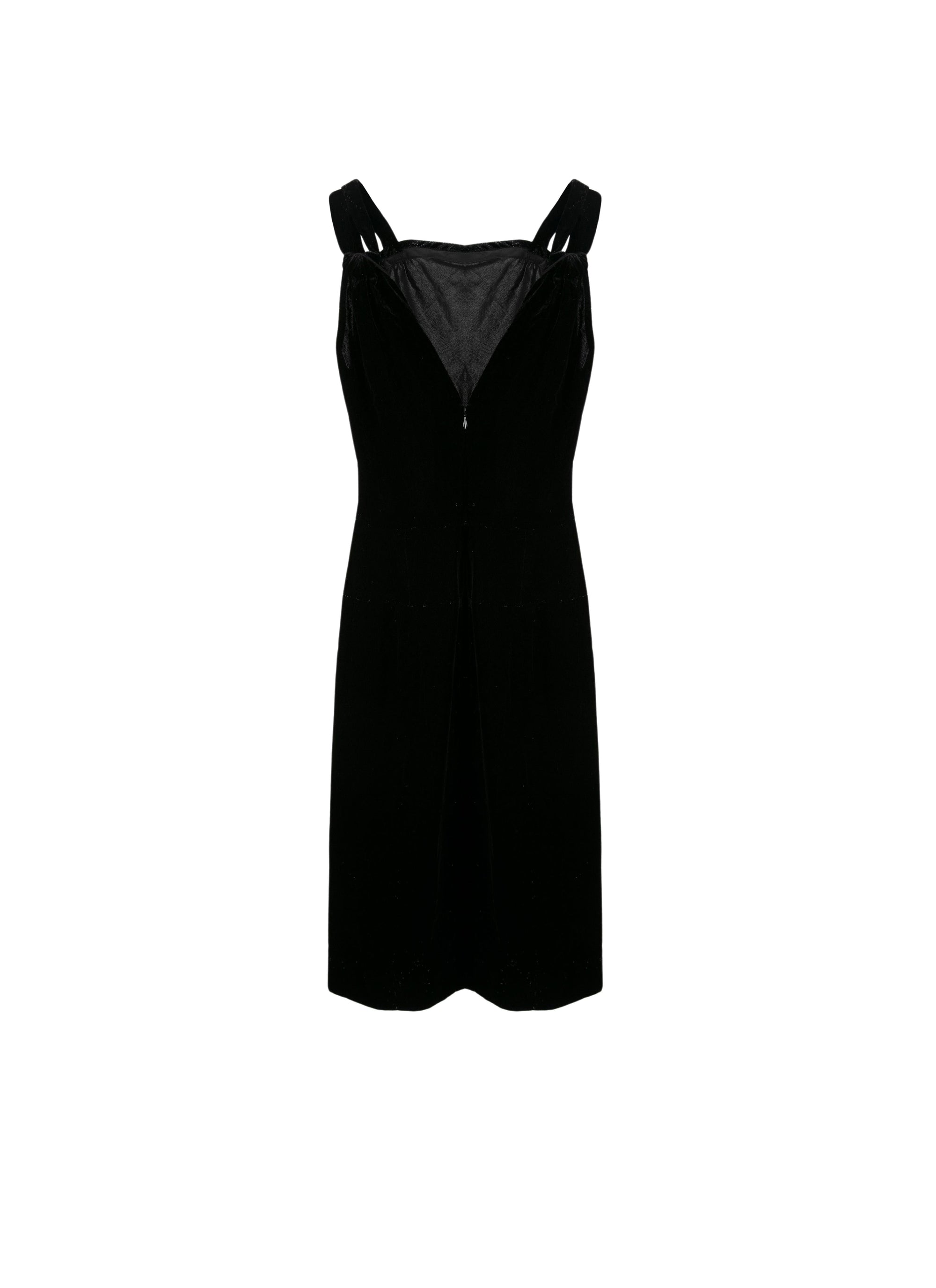 Strapless dress - Black Gloss