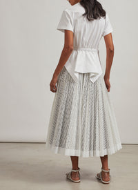 Structured T-shirt - White