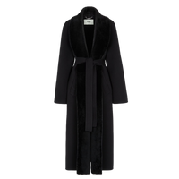 Manteau en laine - Noir
