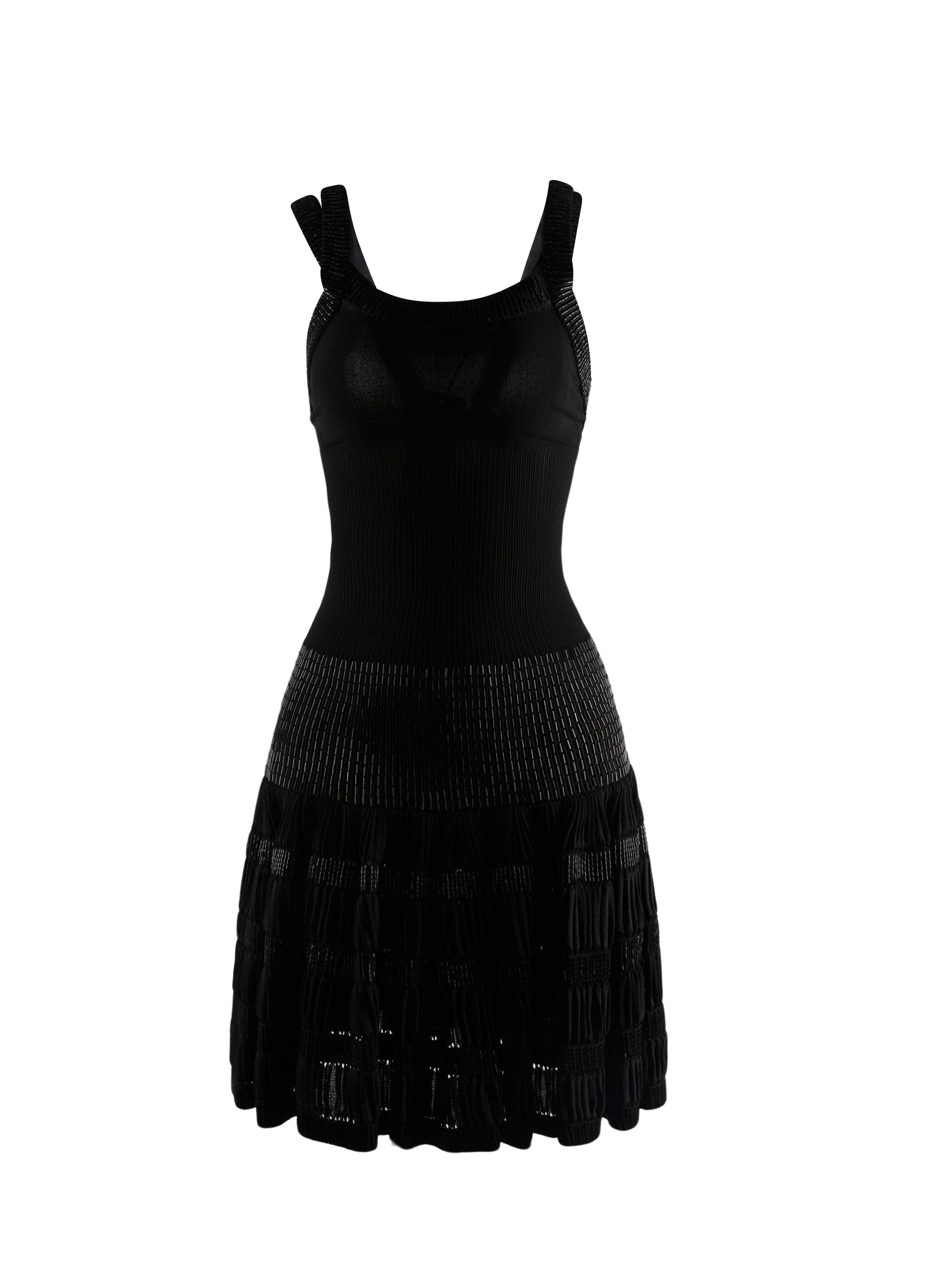 Robe à 2 bretelles - Noir
