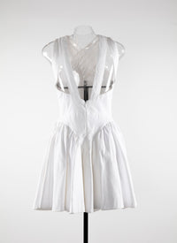 Double-breasted dress - Intense White