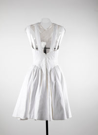 Robe croisée devant - Blanc optique