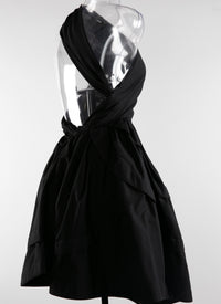 Robe asymétrique - Noir intense