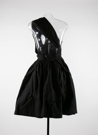 Robe asymétrique - Noir