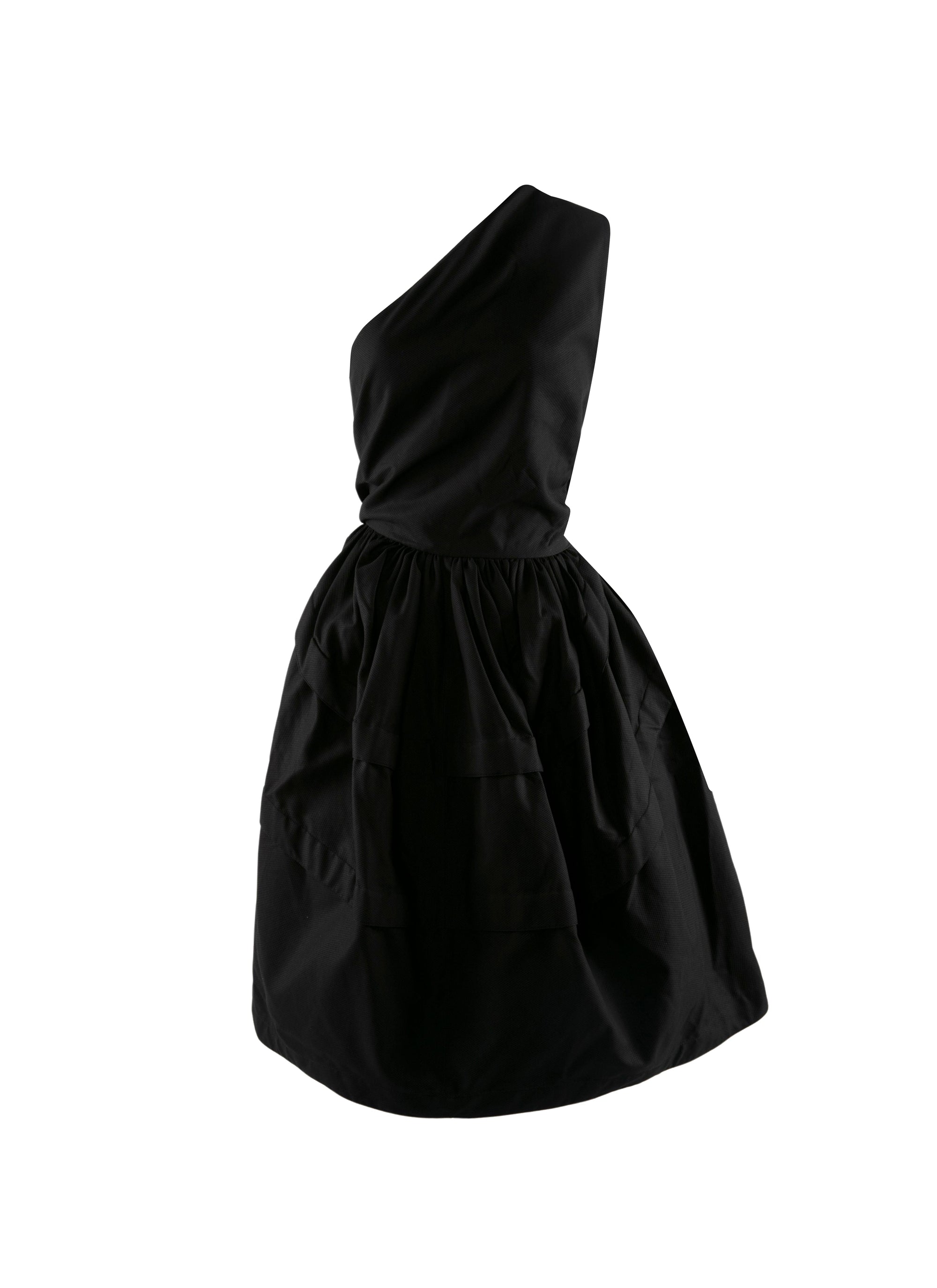 Robe asymétrique - Noir