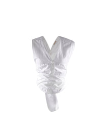 Chemise à fermeture nouée - Blanc Optique