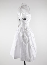 Asymmetric dress - Optic White