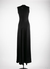 Robe soir longue - Noir