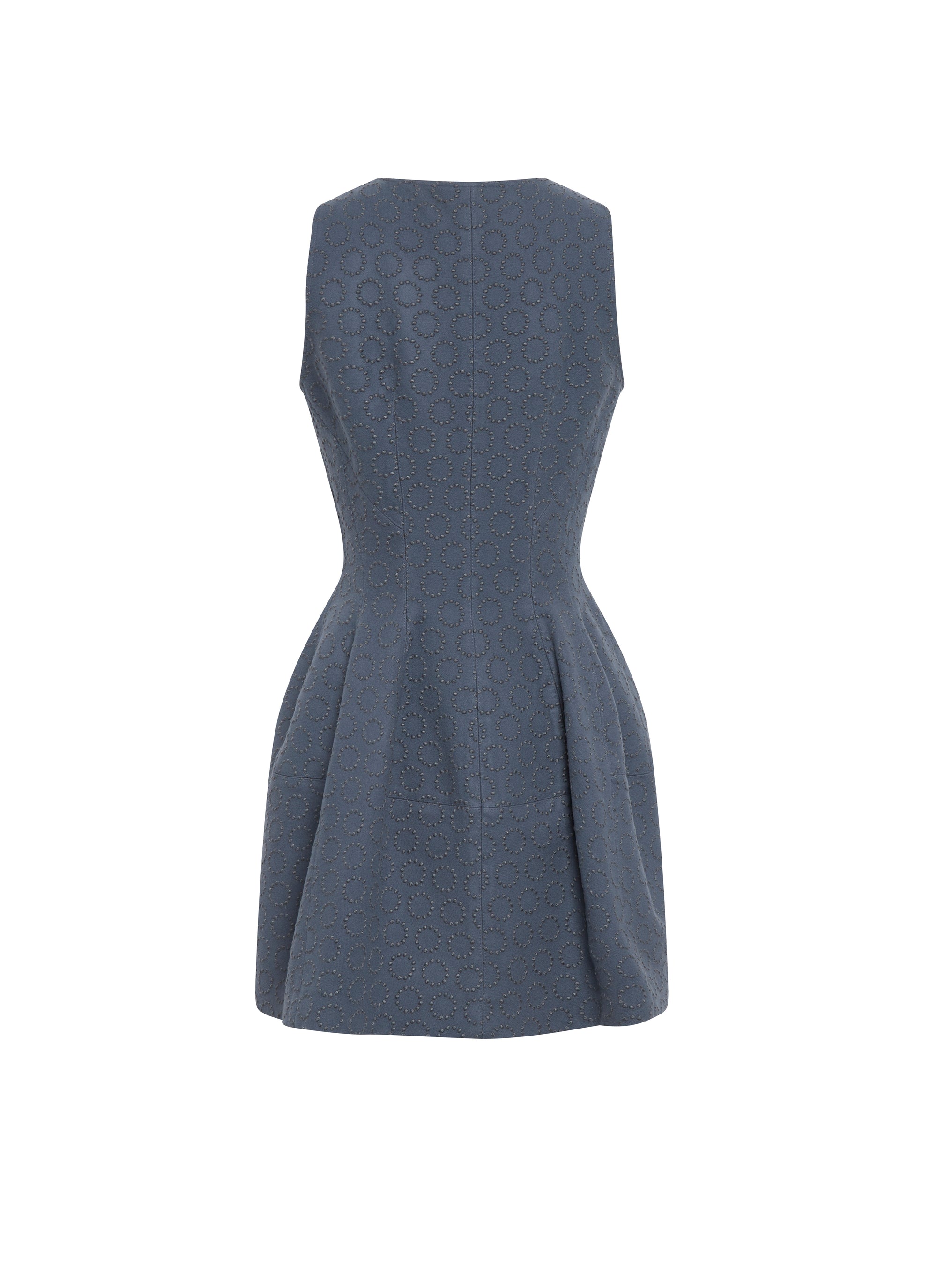 Wool zip-opening dress - Iron