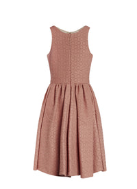 Robe pétale en laine et cachemire - Poudre