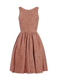 Petal dress in wool and cashmere - Poudre & Or