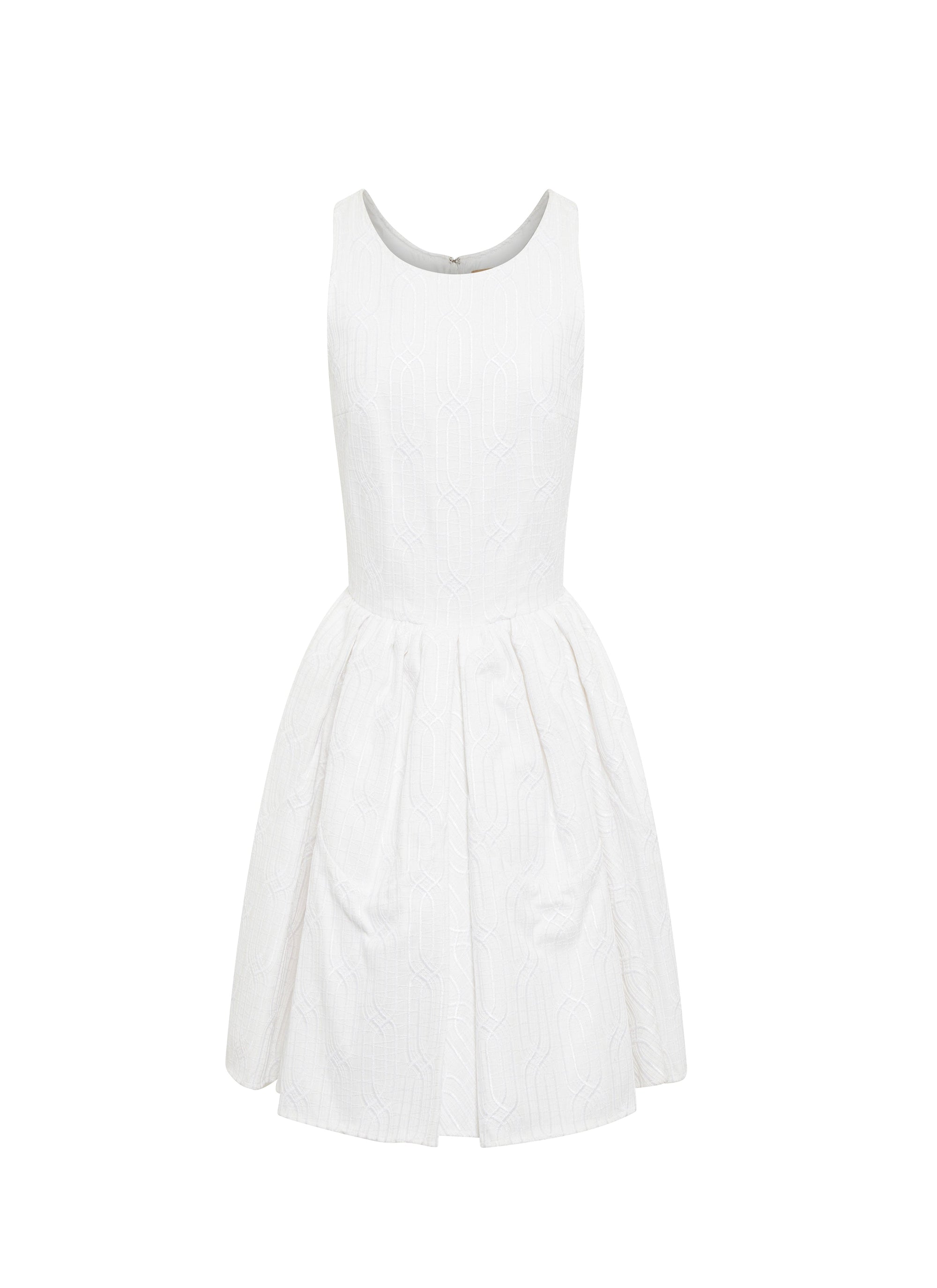 Sleeveless dress - White