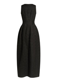 Robe longue brodée - Rouge & Blanc