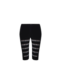 Mid-length openwork leggings - Vanilla