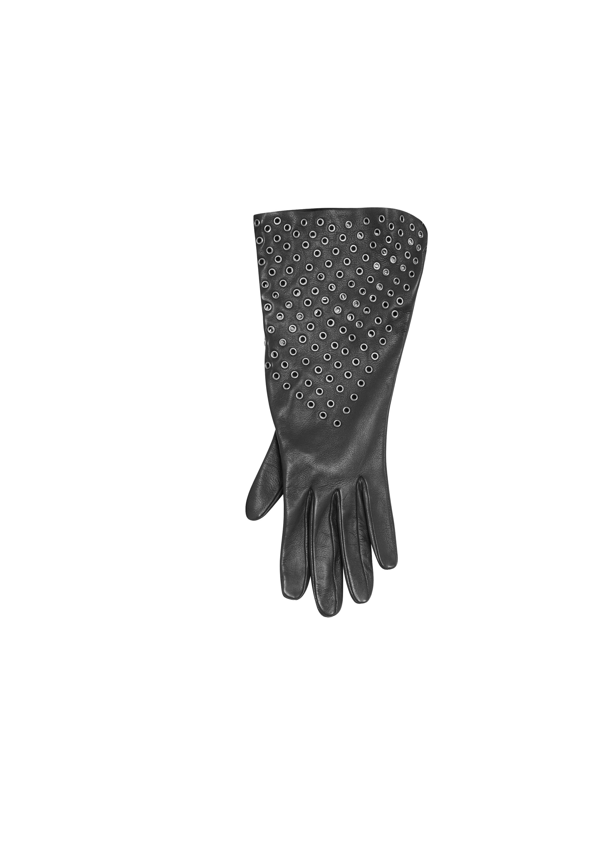 Iced leather glove - Red & White