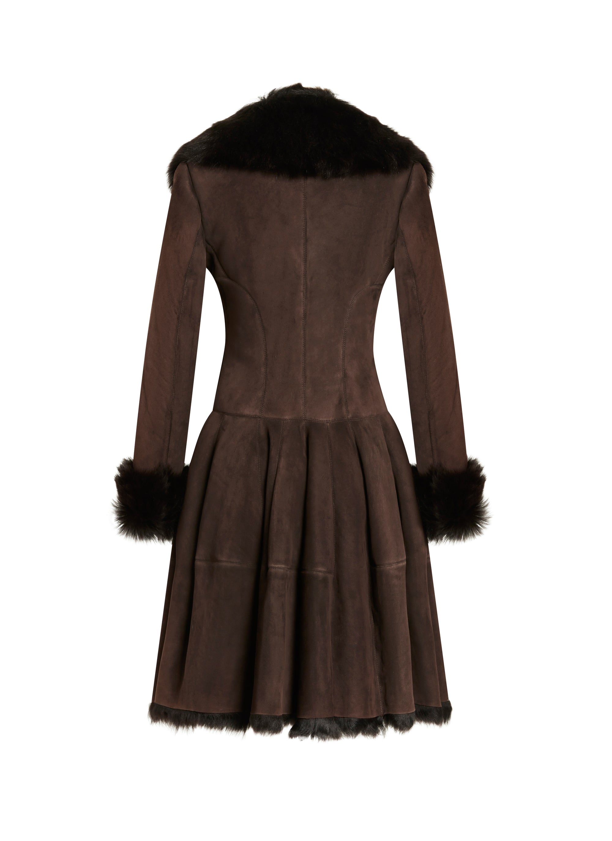 Classic fur coat - Medium brown
