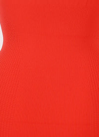 Fond de robe - Rouge Abricot