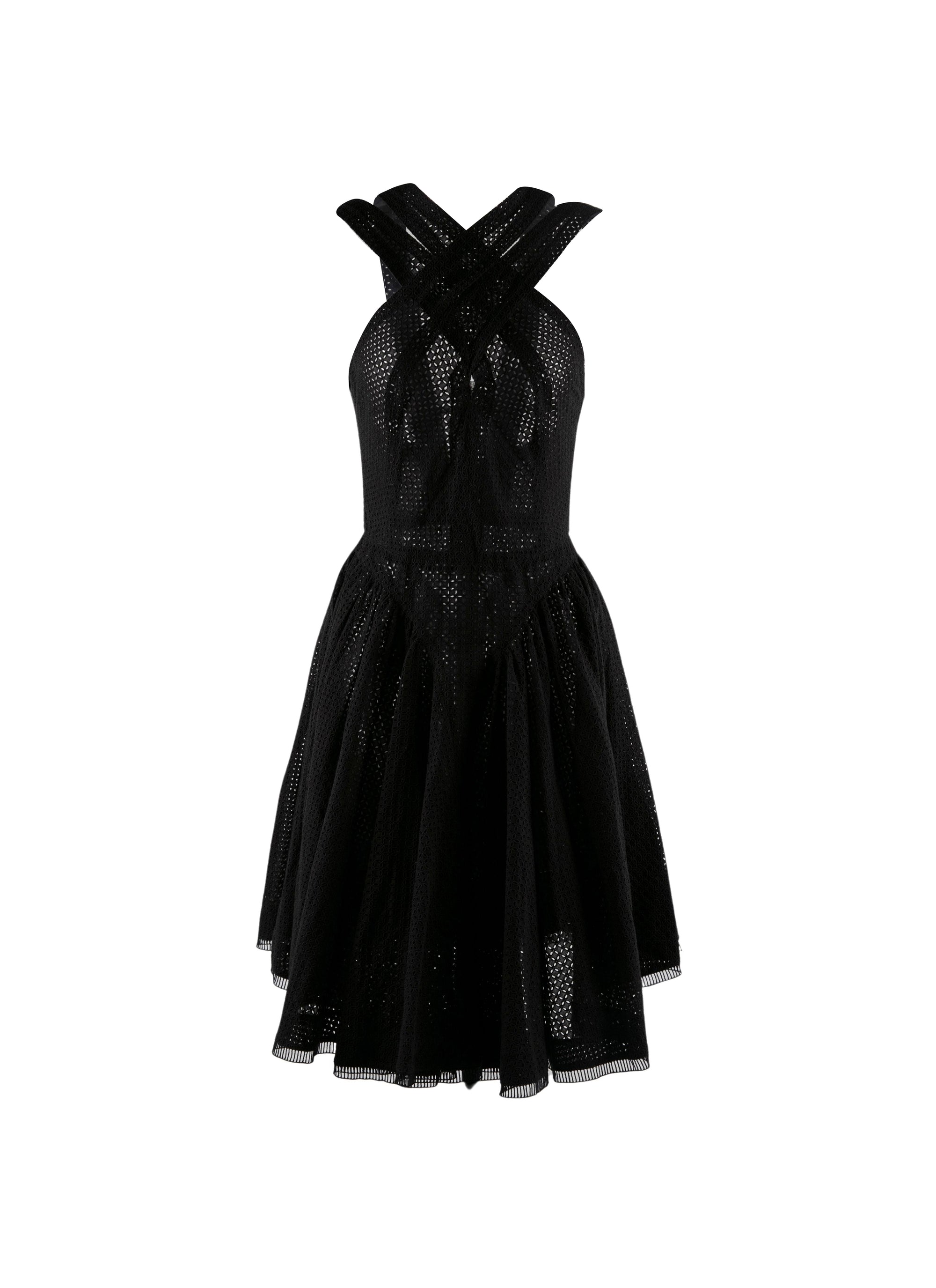 Robe croisé devant - Noir