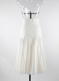 Jupe quilles - Blanc Optique