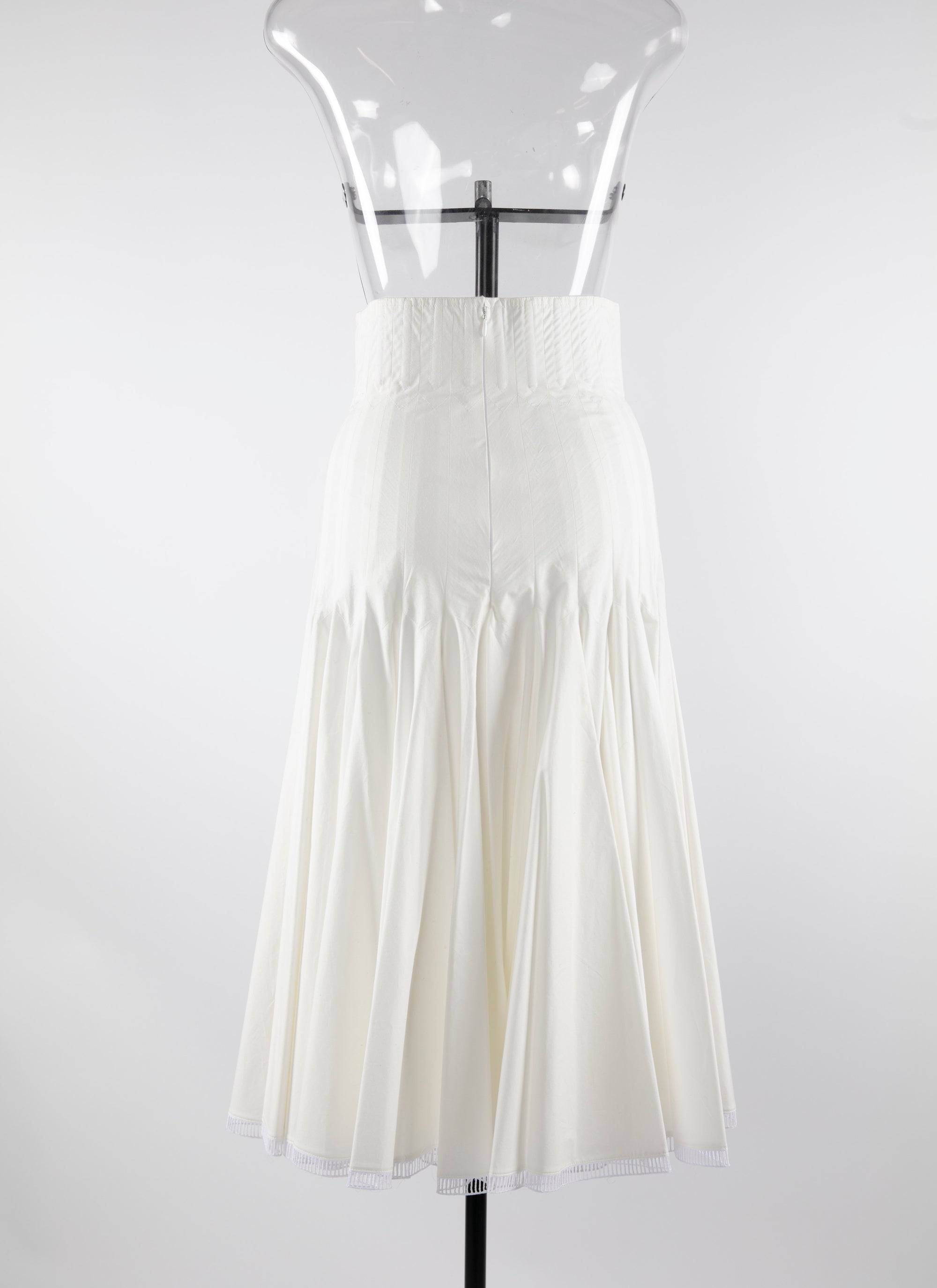 Jupe quilles - Blanc Optique
