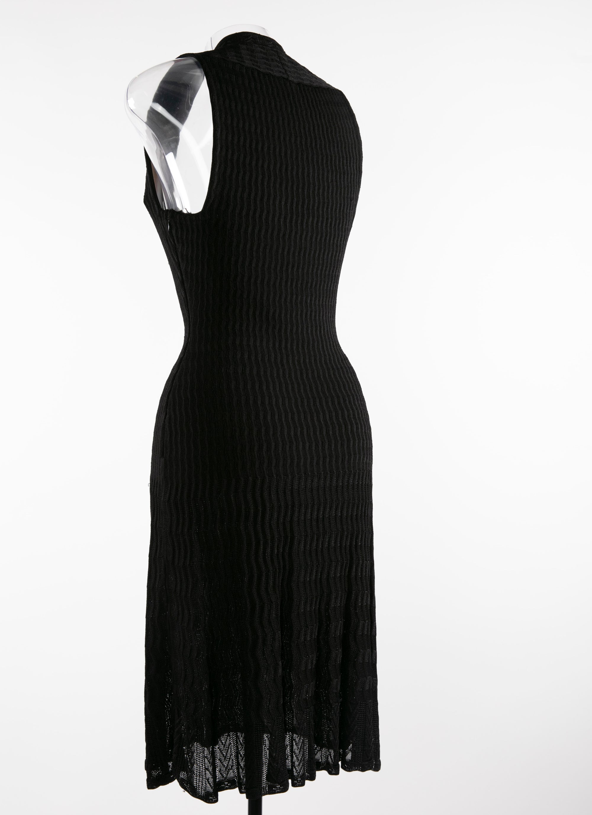 Short dress with double straps - Black intense
