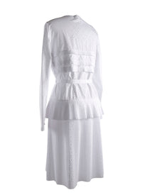 Long sleeve dress - Optic White
