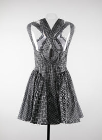 Half moon dress - White & Black