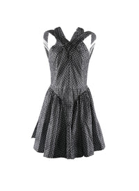 Half moon dress - White & Black