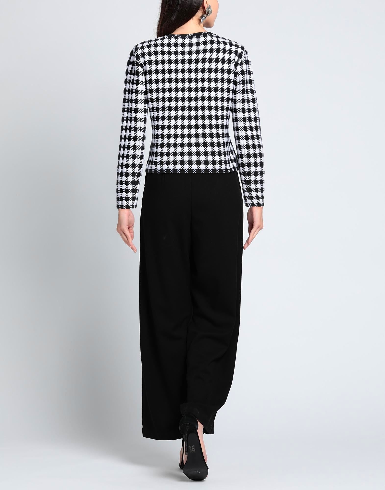 Cardigan à carreaux - Noir & Blanc
