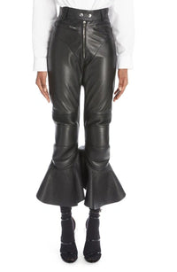 Matte leather trousers - Black Alaïa