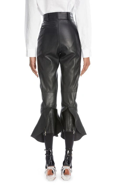 Matte leather trousers - Black Alaïa