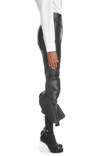 Matte leather trousers - Black Alaïa