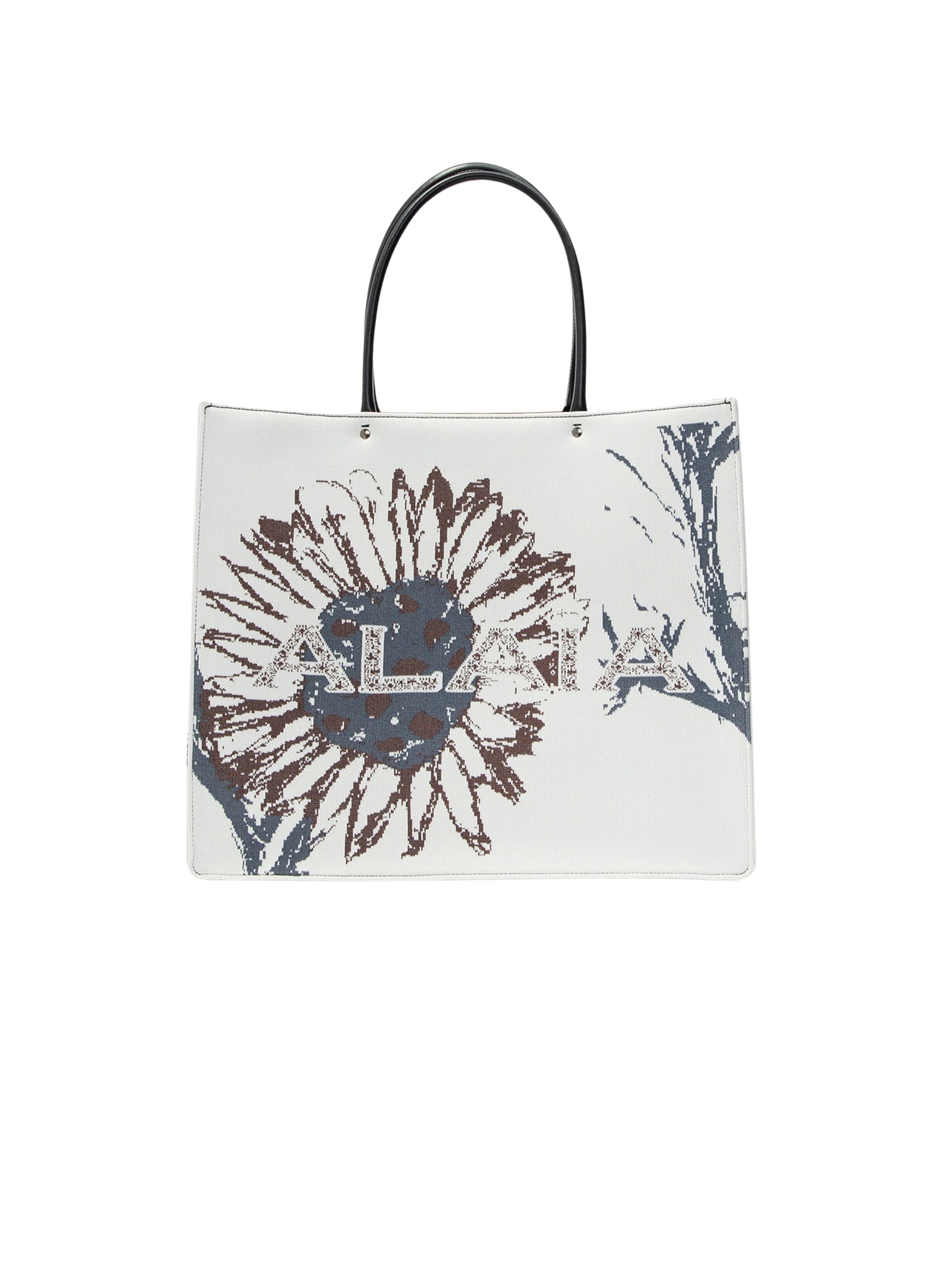 Shopping bag Garance 36 - White & Brown